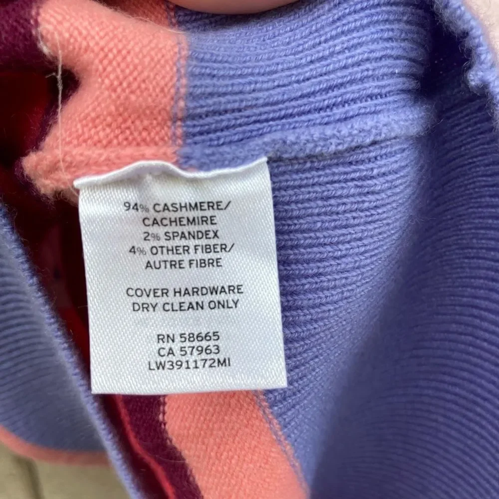 Lewit Stripe Blend Cashmere Sweater small